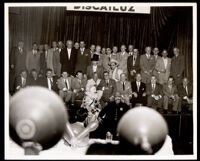 Dr. John A. Somerville at a meeting of the Circus Saints and Sinners Club, 1950s-1960s