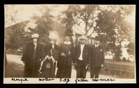 Danley family at Samuel Boba Danley Jr.'s graduation from U.S.C., Los Angeles, 1923