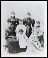 Group portrait, probably of Emma Todd, her daughters and an older relative, Los Angeles, 1885-1990