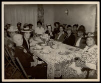 Ethel Johnson at a party, Los Angeles, 1930s (?)