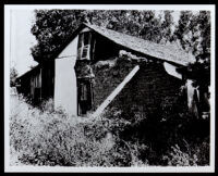 Adobe dwelling on the land of the original Rancho Rodeo de las Agua land grant, now Beverly Hills, 1920