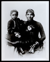 Jennie Bruington and her daughter Bessie, Los Angeles, circa 1894
