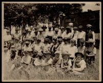 Ivan J. Johnson III with school (?) friends, Topeka, circa 1915