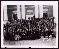 Alpha Phi Alpha Fraternity and Delta Sigma Theta Sorority honor the Matilda Dunbar, the mother of Paul Laurence Dunbar, Dayton, 1923