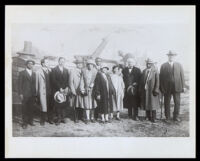 Groundbreaking ceremony for the Hotel Somerville (later the Dunbar Hotel), Los Angeles, circa 1928