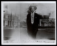 Floyd Covington when he was about 17 years old, 1918