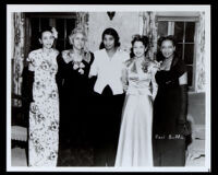 Dr. Vada Somerville, Marian Anderson and Martha Jefferson Louis, Los Angeles, 1940s