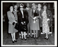 Jessie Vann on a visit the Pilgrim House, Los Angeles, circa 1948-1952