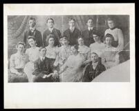 John Thomas Hinds in his high school class portrait, circa 1896