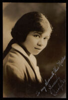 Portrait of "Carolyn," a friend of the Charles Matthews, brother of Miriam Matthews, 1923