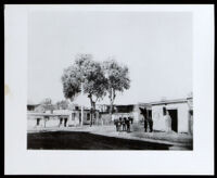 African American men on a street in Sonora Town, by C. C. Pierce, Los Angeles, 1888