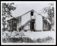 Adobe dwelling on the land of the original Rancho Rodeo de las Agua land grant, now Beverly Hills, 1920