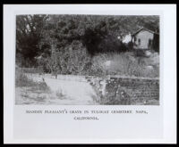 Grave site of Mary Ellen Pleasant, Napa, (copy photo made 1930-1989)