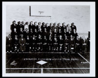 Frank Wiggins Trade School graduating class, Los Angeles, 1933