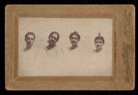 Ruth Bork (?), Belle Johnson, Helena Johnson and Ione Murrels, Sacramento, circa 1895