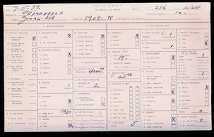 WPA household census for 1909 ZONAL, Los Angeles