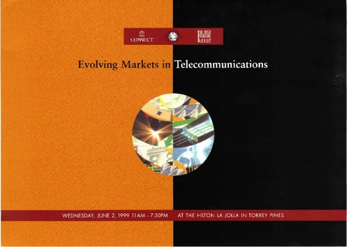 Evolving Markets in Telecommunications: agenda