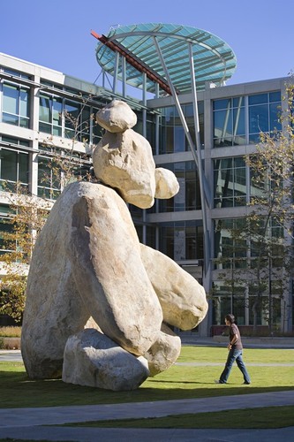 Bear: side view with pedestrian