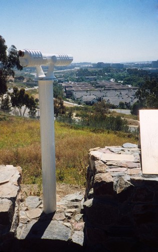 La Jolla Vista View: view to the east with telescope