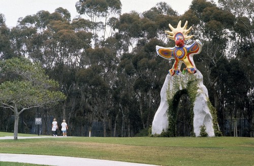 Sun God: distant view of front