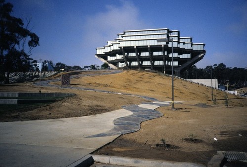 Snake Path: construction view: complete, before landscaping