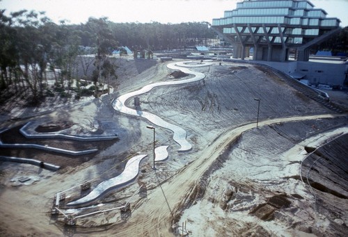 Snake Path: construction view: complete, before landscaping