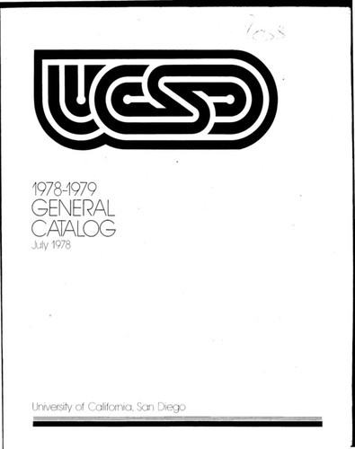 UC San Diego General Catalog, 1978-1979