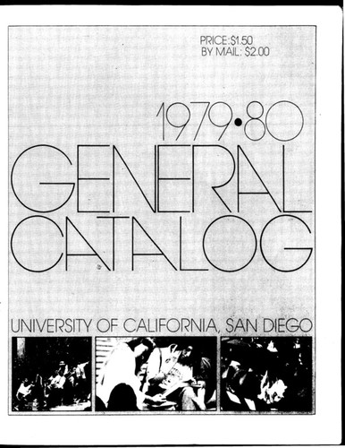 UC San Diego General Catalog, 1979-1980