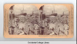 The Embarkation of Spanish Troops, Santiago Harbor, Cuba 1898 Keystone View Company