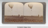 Japanese War Balloon in the rear of the besieging Army-Port Arthur