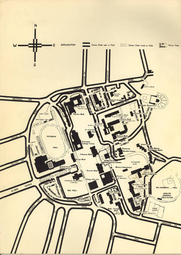 Campus Map, 1967