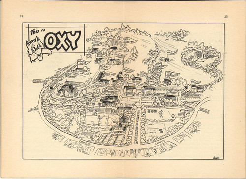 Campus Map, 1952