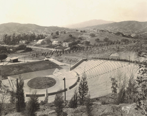 Bird Hillside 'Greek' Theatre - General view towards north