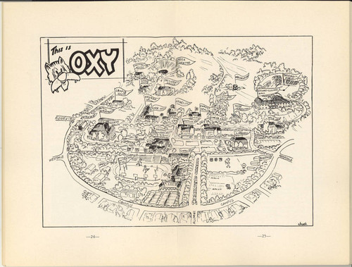 Campus Map, 1953