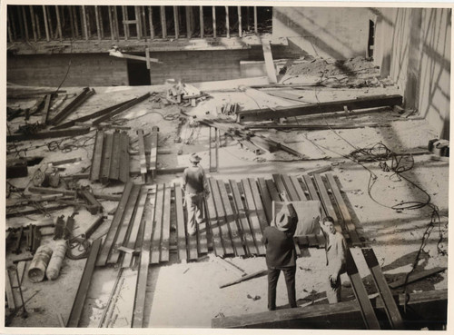 Belle Wilber Thorne Hall - Construction photo