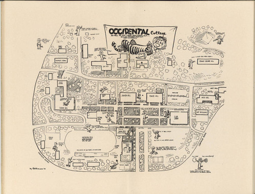 Campus Map, 1955