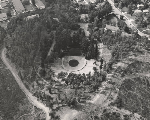 Bird Hillside 'Greek' Theatre - Aerial view