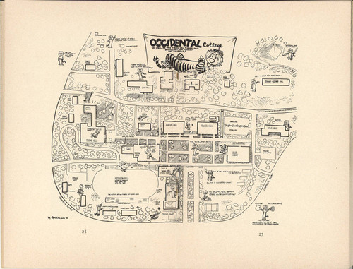 Campus Map, 1954