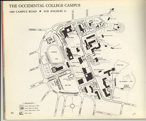 Campus Map, 1966