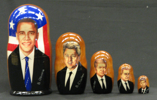 The Five Most Recent Democratic Presidents Nesting Dolls Calisphere