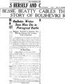 Bulletin Writer Sees Men Die in Petrograd Battle: Massacre Prevented by American, Who, With San Francisco Girl, Arranges Terms of Surrender