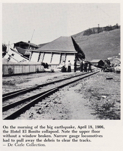 Hotel El Bonito, Duncans Mills, after the 1906 earthquake