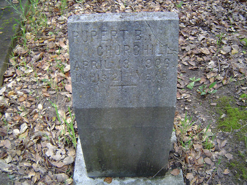 Gravestone, Rupert B. Churchill