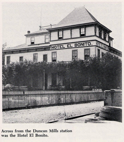 Hotel El Bonito, Duncans Mills, before the earthquake