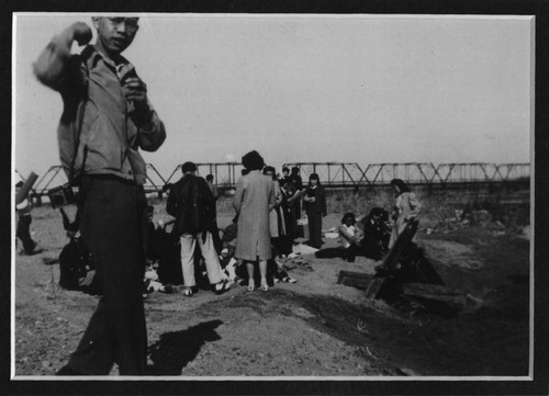 Yasu and Group by the River