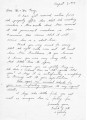 Letter from Frank Ito to Joe and Lea Perry, August 7, 1944