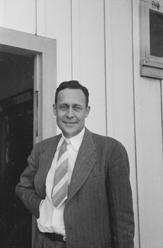 Roger Revelle (1909-1991) shown here at Scripps Institution of Oceanography was a scientist and scholar who was instrumental in the formative years of the Institution and also of UCSD. He was one of the first scientists to study global warming and the movement of Earth's tectonic plates. Circa 1948