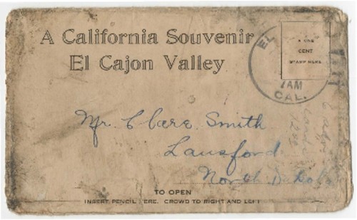 A California souvenir, El Cajon Valley