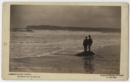 Moonlight scene on Coronado Beach