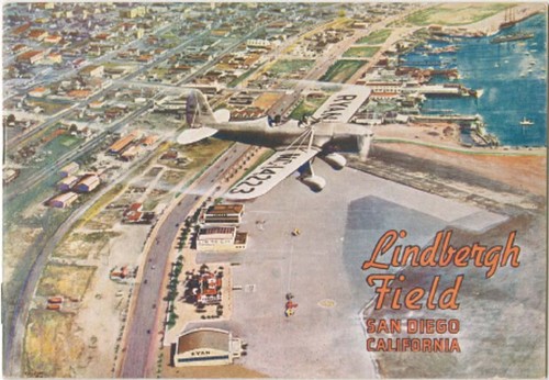 Lindbergh Field Municipal Airport, San Diego, California, "Air Capital of the West"